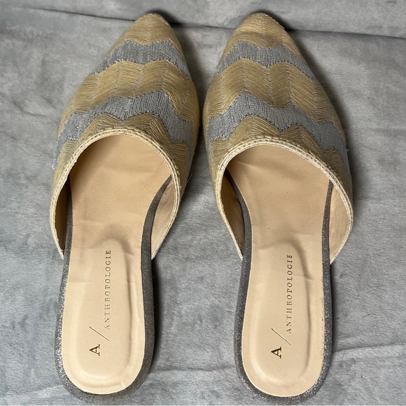 Anthropologie Embroidered Slides - Picture 6 of 6